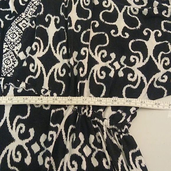 ELLEN TRACY LAGENLOOK, SOFT KNIT, BOHEMIAN V-NECK, DOLMAN,MAXI DRESS - Picture 4 of 8